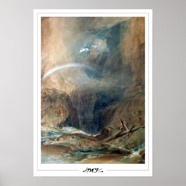 Poster Pôster de Arte JMW Turner Zedign #1-3 (Frente)