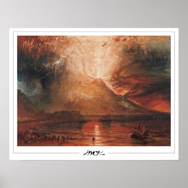 Poster Pôster de Arte JMW Turner Zedign #3-2 (Frente)