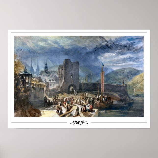 Poster Pôster de Arte JMW Turner Zedign #42-2 (Frente)