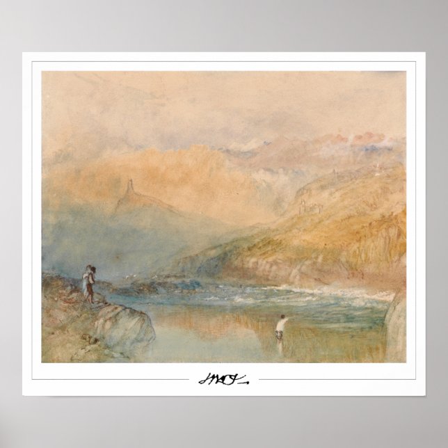 Poster Pôster de Arte JMW Turner Zedign #467-2 (Frente)