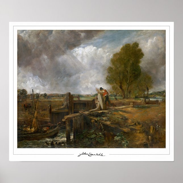 Poster Pôster de Arte John Constable Zedign #34-2 (Frente)