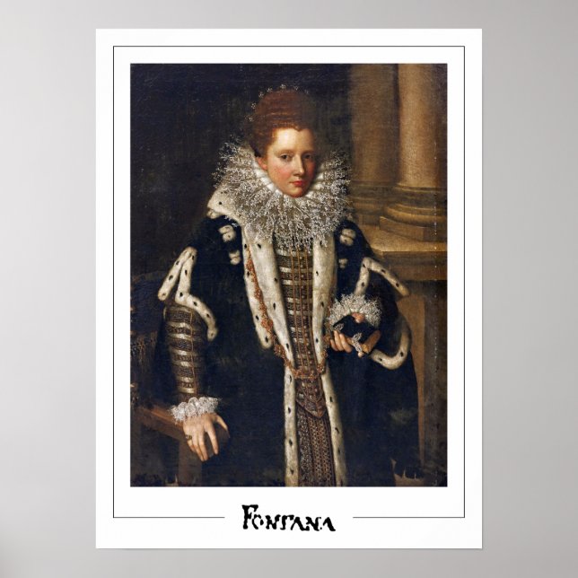 Poster Pôster de Arte Lavinia Fontana Zedign #51 (Frente)