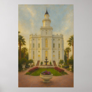 Poster Pôster de Arte LDS™ Pintura do Templo de St. Georg