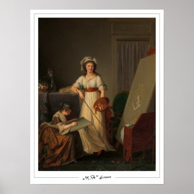 Poster Pôster de Arte Marie-Victoire Lemoine Zedign #1 (Frente)
