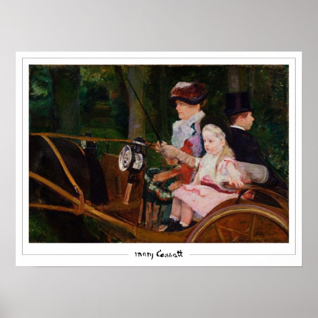 Poster Pôster de Arte Mary Cassatt Zedign #8 (Frente)