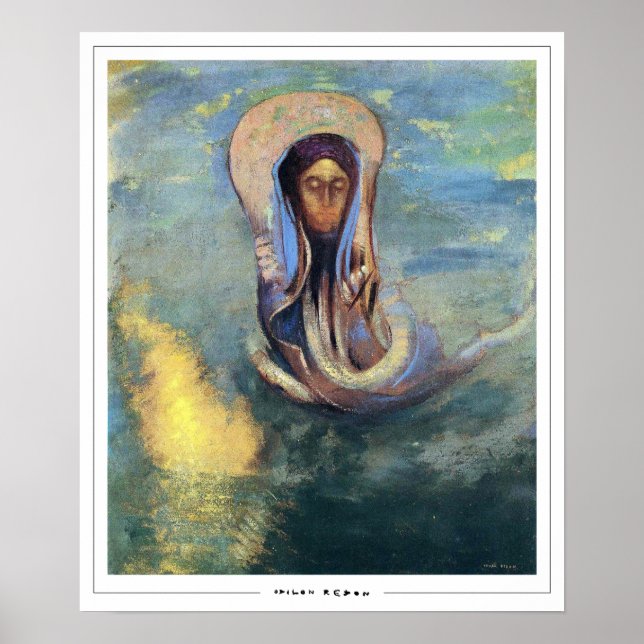 Poster Pôster de Arte Odilon Redon Zedign #12 (Frente)