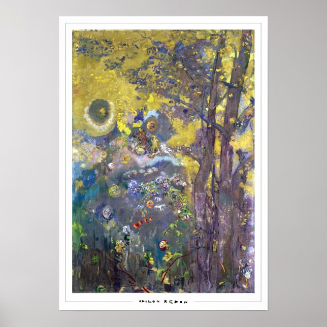 Poster Pôster de Arte Odilon Redon Zedign #13 (Frente)