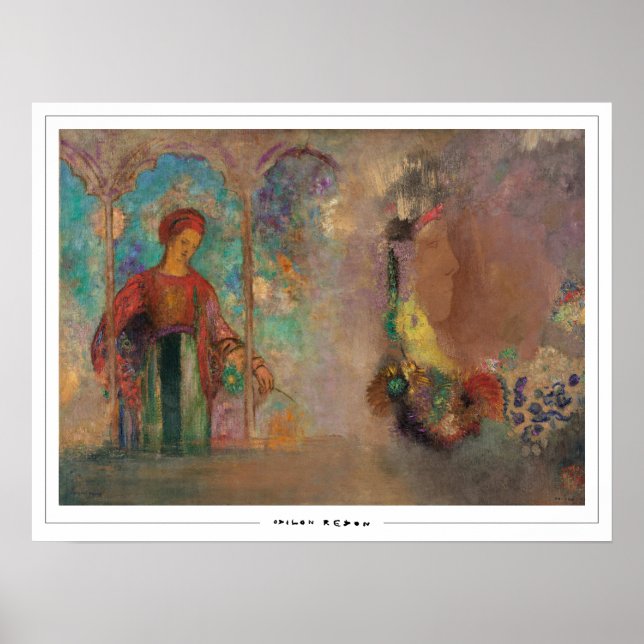 Poster Pôster de Arte Odilon Redon Zedign #20 (Frente)