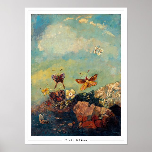 Poster Pôster de Arte Odilon Redon Zedign #22 (Frente)