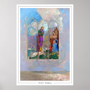 Poster Pôster de Arte Odilon Redon Zedign #23