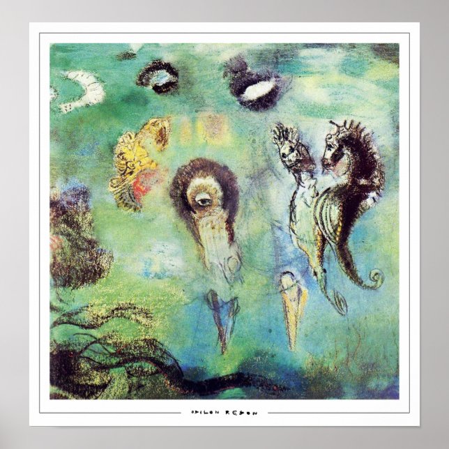 Poster Pôster de Arte Odilon Redon Zedign #234 (Frente)
