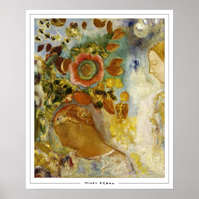 Poster Pôster de Arte Odilon Redon Zedign #24 (Frente)