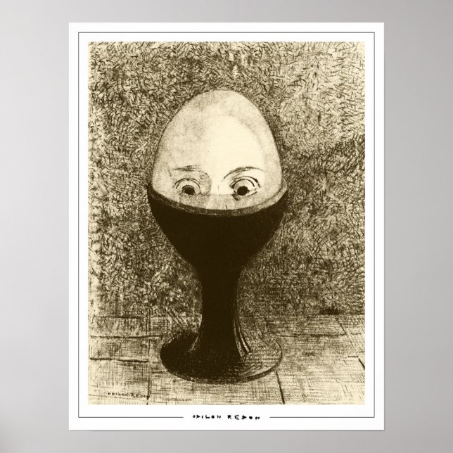 Poster Pôster de Arte Odilon Redon Zedign #331 (Frente)