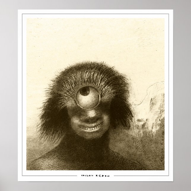 Poster Pôster de Arte Odilon Redon Zedign #496 (Frente)