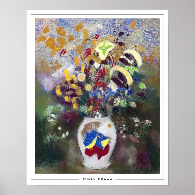 Poster Pôster de Arte Odilon Redon Zedign #528 (Frente)