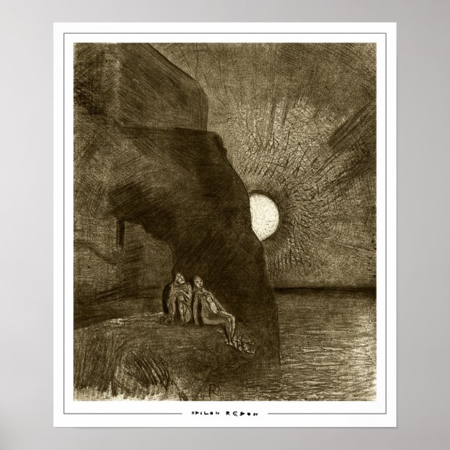 Poster Pôster de arte Odilon Redon Zedign #678 (Frente)