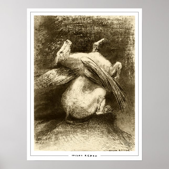 Poster Pôster de Arte Odilon Redon Zedign #729 (Frente)