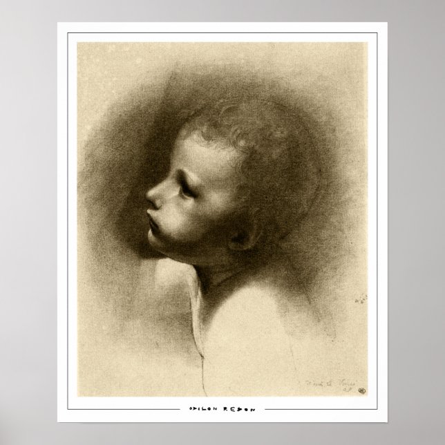 Poster Pôster de Arte Odilon Redon Zedign #733 (Frente)