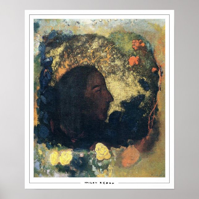 Poster Pôster de Arte Odilon Redon Zedign #8 (Frente)