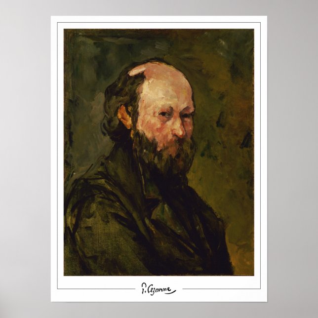 Poster Pôster de Arte Paul Cézanne Zedign #9 (Frente)