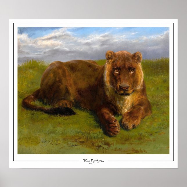 Poster Pôster de Arte Rosa Bonheur Zedign #17 (Frente)