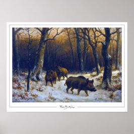 Poster Pôster de Arte Rosa Bonheur Zedign #53