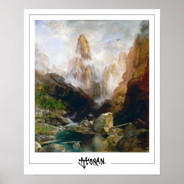 Poster Pôster de Arte Thomas Moran Zedign #10 (Frente)