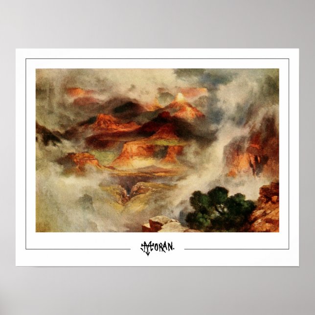 Poster Pôster de Arte Thomas Moran Zedign #12 (Frente)