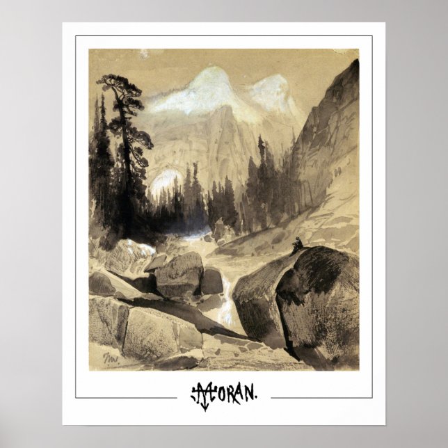 Poster Pôster de Arte Thomas Moran Zedign #133 (Frente)