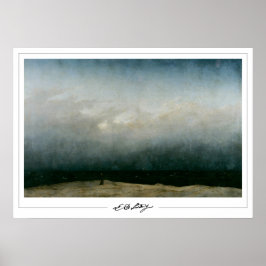 Poster Pôster de arte Zedign de Caspar David Friedrich #2
