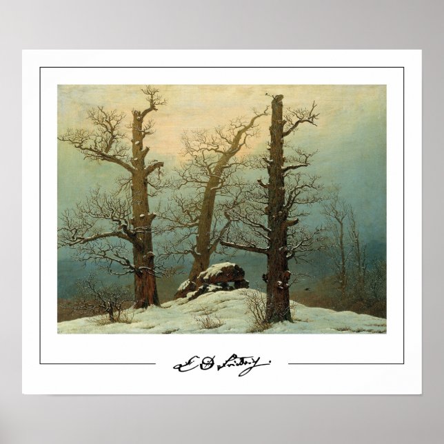 Poster Pôster de Arte Zedign de Caspar David Friedrich #6 (Frente)
