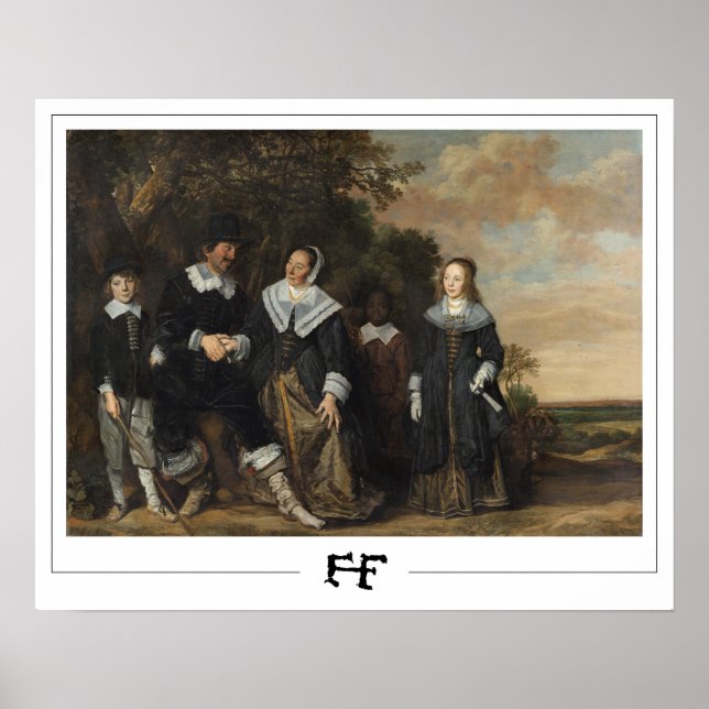 Poster Pôster de Arte Zedign de Frans Hals #277 (Frente)