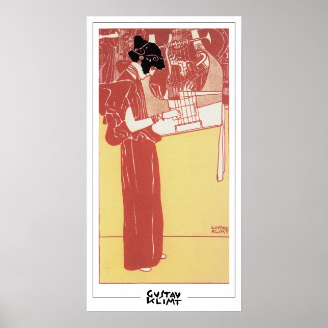Poster Pôster de Arte Zedign de Gustav Klimt #48 (Frente)