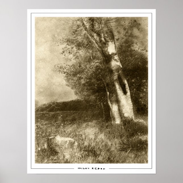 Poster Pôster de arte Zedign de Odilon Redon #565 (Frente)