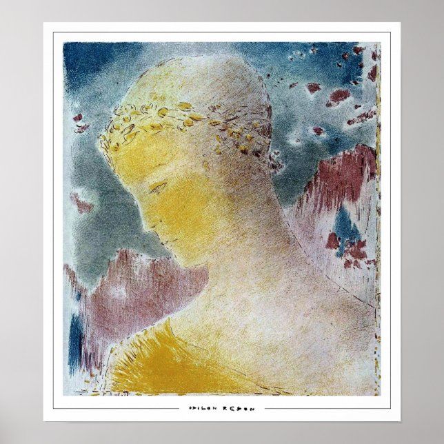 Poster Pôster de arte Zedign de Odilon Redon #793 (Frente)