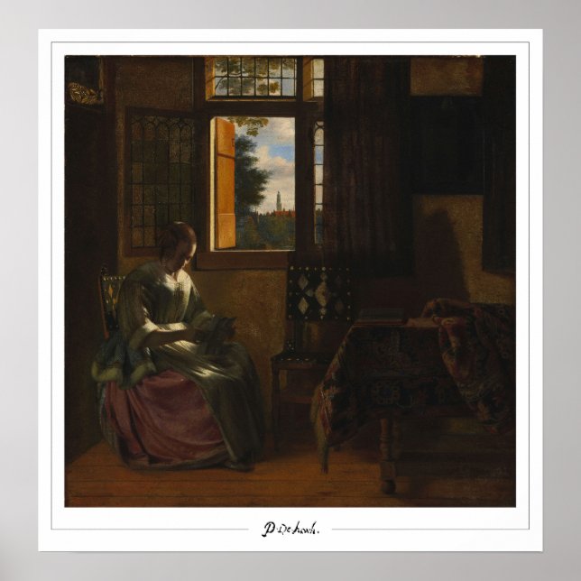 Poster Pôster de Arte Zedign de Pieter de Hooch #150 (Frente)