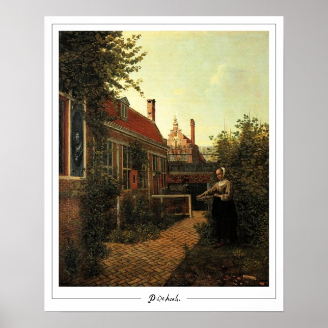 Poster Pôster de Arte Zedign de Pieter de Hooch #5 (Frente)