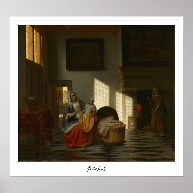 Poster Pôster de Arte Zedign de Pieter de Hooch #56 (Frente)
