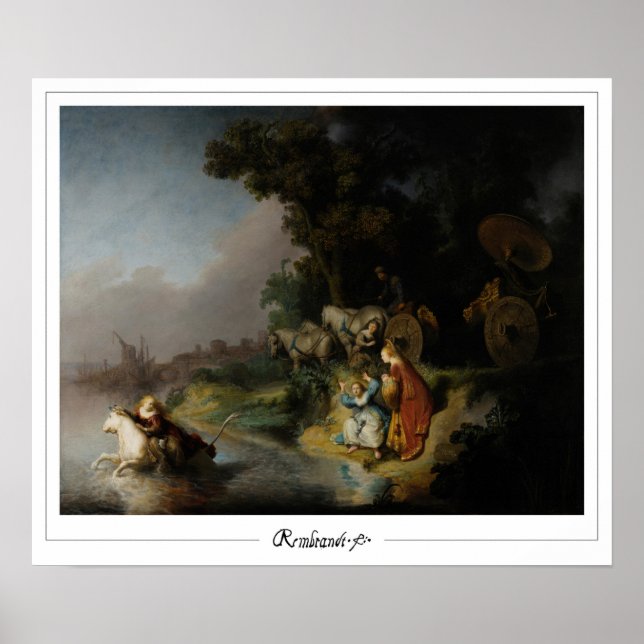 Poster Pôster de arte Zedign de Rembrandt van Rijn #11 (Frente)