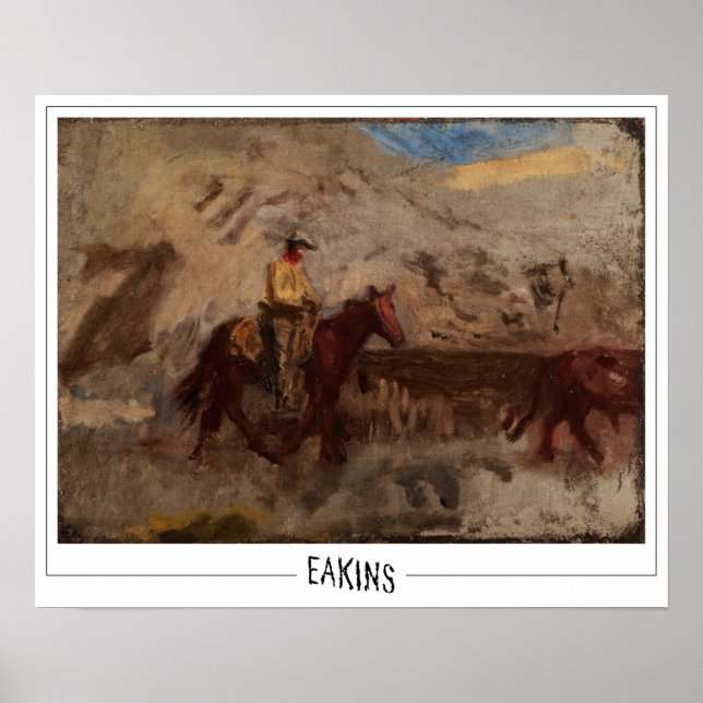Poster Pôster de arte Zedign de Thomas Eakins #10 (Frente)