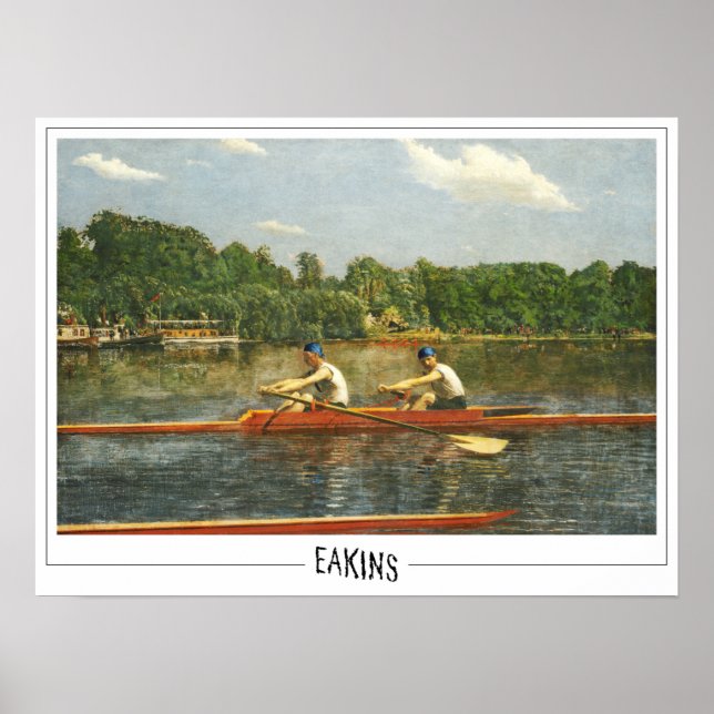 Poster Pôster de Arte Zedign de Thomas Eakins #3 (Frente)
