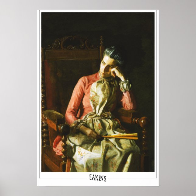 Poster Pôster de Arte Zedign de Thomas Eakins #8 (Frente)