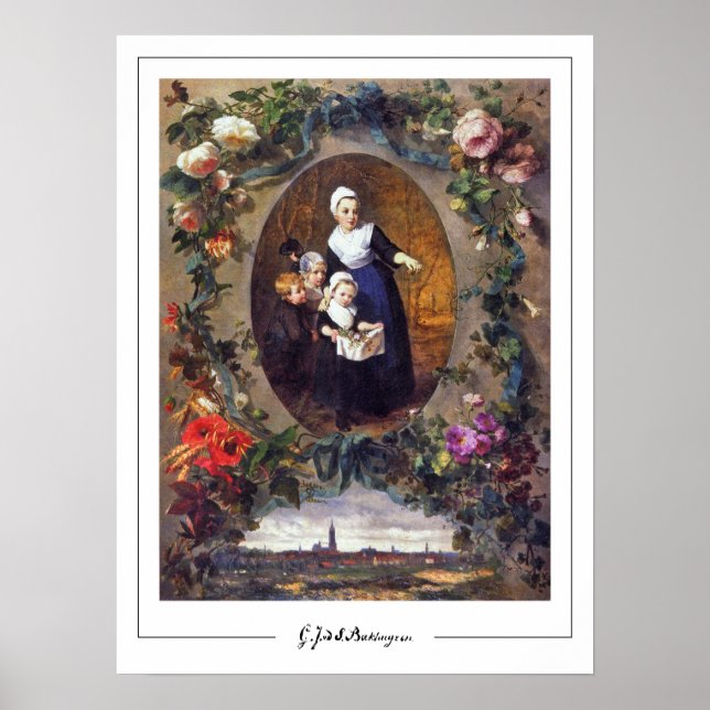 Poster Pôster de Arte Zedign Gerardina van de Sande Bakhu (Frente)
