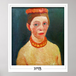 Poster Pôster de Arte Zedign Paula Modersohn-Becker #134