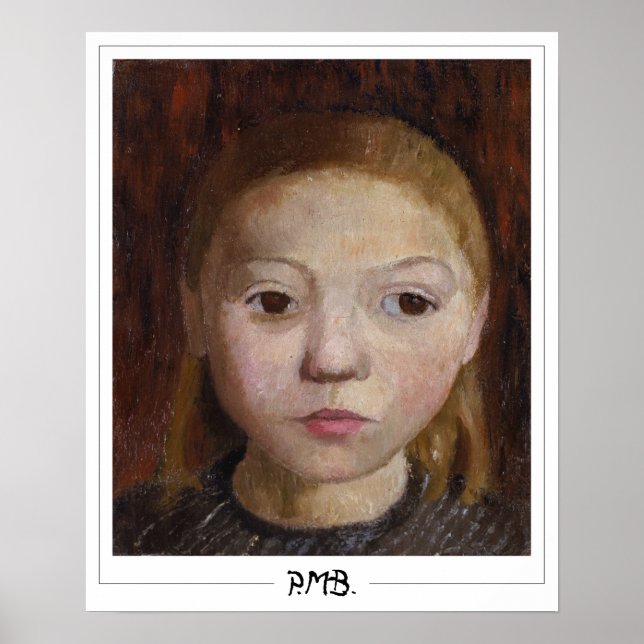 Poster Pôster de Arte Zedign Paula Modersohn-Becker #2 (Frente)