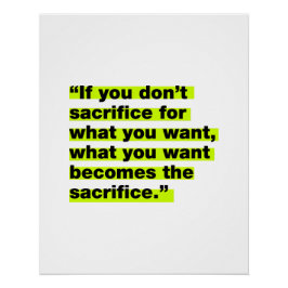 Póster Poster de aspas inspiracionais motivacionais Sacri