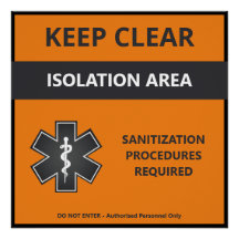 Poster de Aviso do Coronavírus Personalizável (Cov