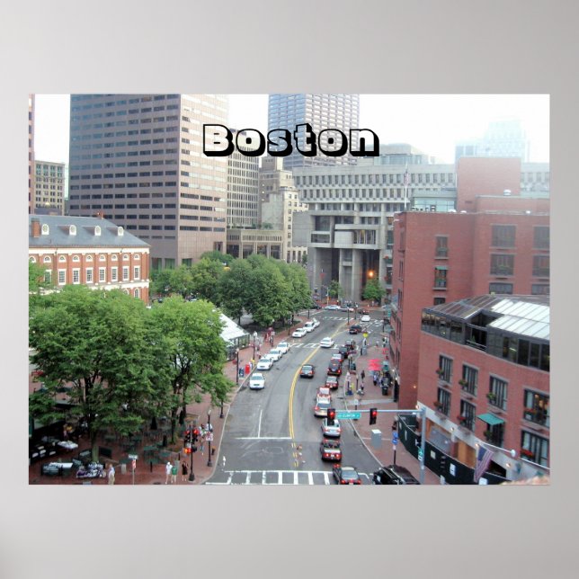 Poster "Poster de Boston" (Frente)