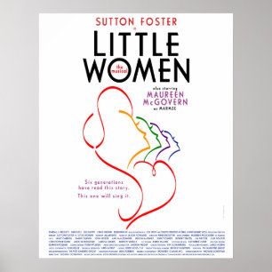 Póster "Poster de Broadway das mulheres pequenas"