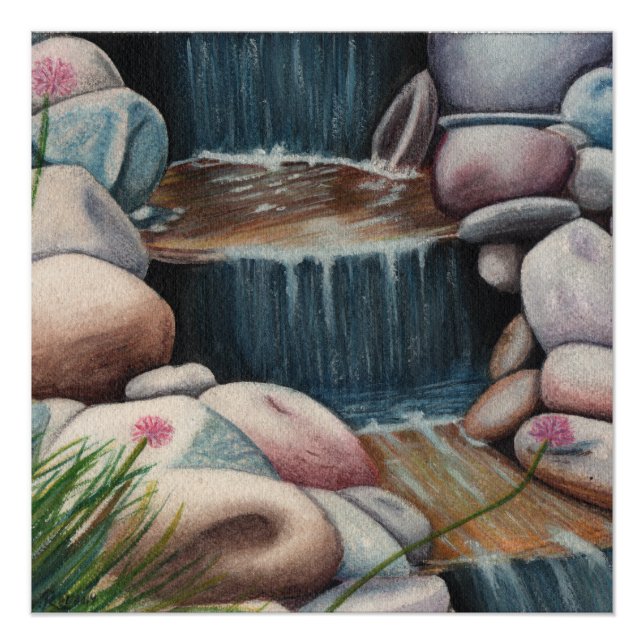 Póster Poster de cachoeira (Frente)